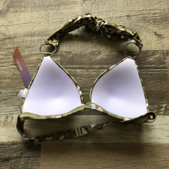 NWT Women’s Green Leopard Print 2 Piece Bikini - Picture 9 of 15